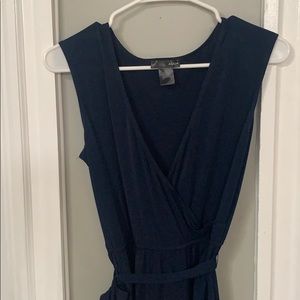 Navy faux-wrap Aqua dress from Bloomingdales